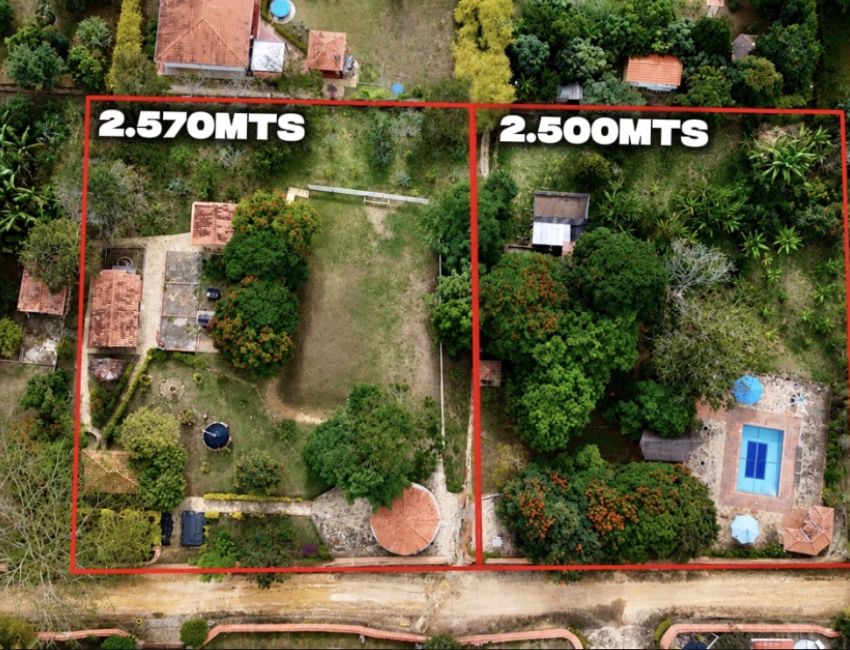 Parcela frutal con piscina para construir casa y descansar