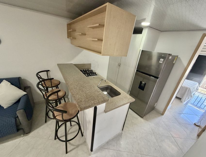 Apartaestudio de 2 alcobas en San Francisco